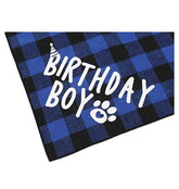 KUTKUT Dog Birthday Bandana Hat Set | Dog Birthday Party Supply | Dog Bandana Boy Girl Birthday Hat Scarf for Small Medium & Large Dog Pet - kutkutstyle